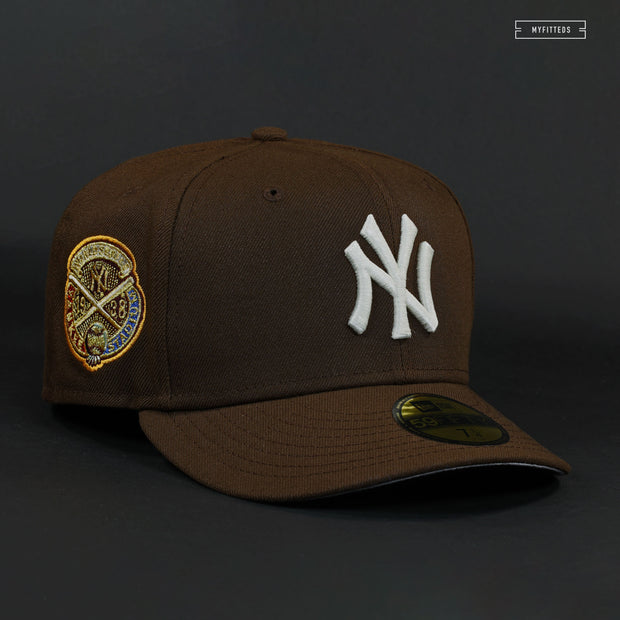 NEW YORK YANKEES 1938 WORLD SERIES MAHOGANY MODERN FLAIR NEW ERA FITTED CAP