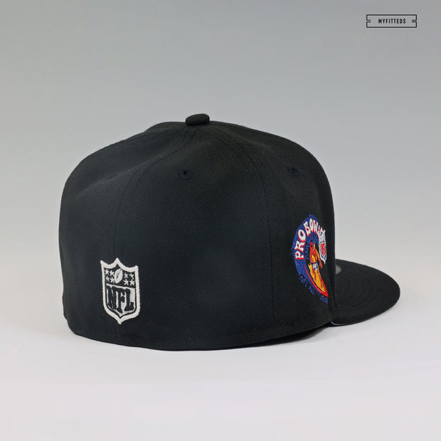 OAKLAND RAIDERS 2001 NFL PRO BOWL SIDE PATCH NEW ERA FITTED CAP