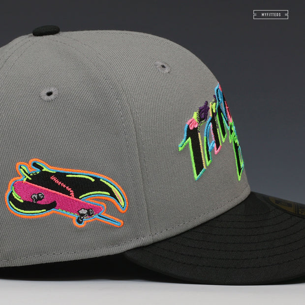 TAMPA BAY RAYS CITY CONNECT BLACK LIGHT INSPIRED NEW ERA FITTED CAP