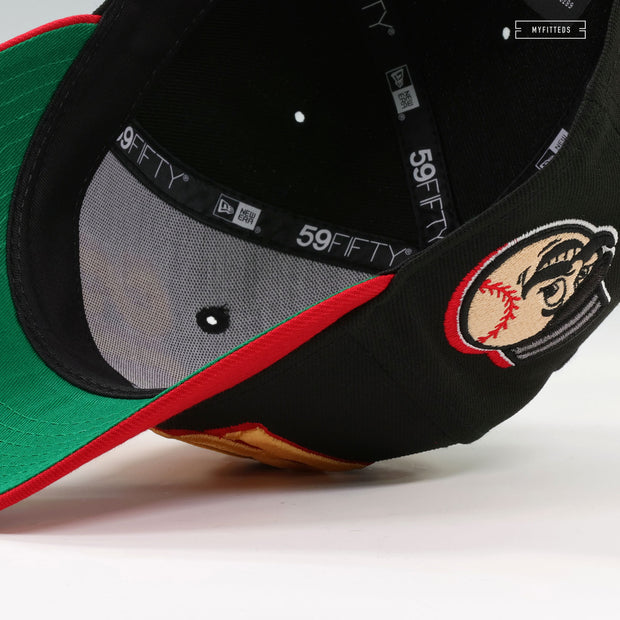 CINCINNATI REDS MR. REDLEGS RED DEAD REDEMPTION 2 INSPIRED NEW ERA FITTED CAP