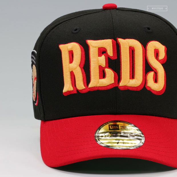 CINCINNATI REDS MR. REDLEGS RED DEAD REDEMPTION 2 INSPIRED NEW ERA FITTED CAP