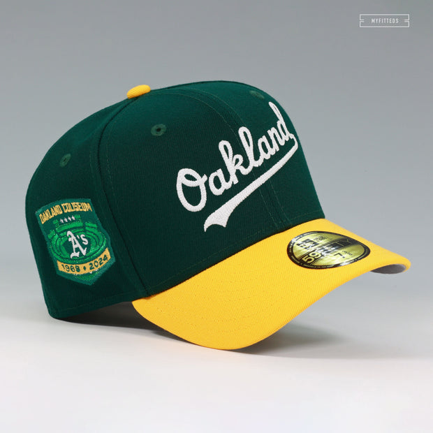 OAKLAND ATHLETICS OAKLAND COLISEUM 1968-2024 HOME COLORWAY NEW ERA FITTED CAP