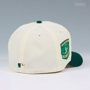 OAKLAND ATHLETICS OAKLAND COLISEUM 1968-2024 OFF WHITE NEW ERA FITTED CAP