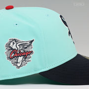 CHICAGO WHITE SOX CHAIN STITCHED TIFFANY INSPIRED NEW ERA FITTED CAP