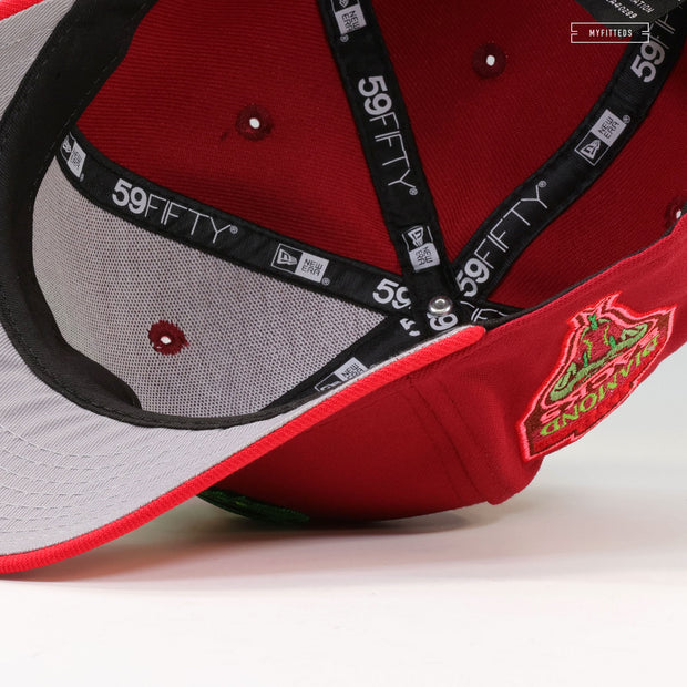 ARIZONA DIAMONDBACKS 1998 INAUGURAL SEASON KOBE VI PROTRO REVERSE GRINCH NEW ERA CAP