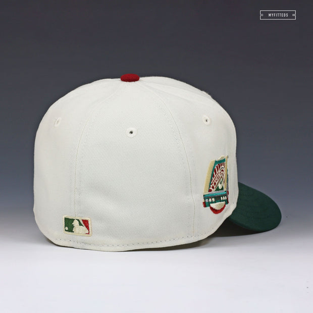 ARIZONA DIAMONDBACKS CHASE FIELD SIDE PATCH OFF WHITE NEW ERA FITTED CAP