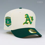 OAKLAND ATHLETICS OAKLAND COLISEUM 1968-2024 OFF WHITE NEW ERA FITTED CAP