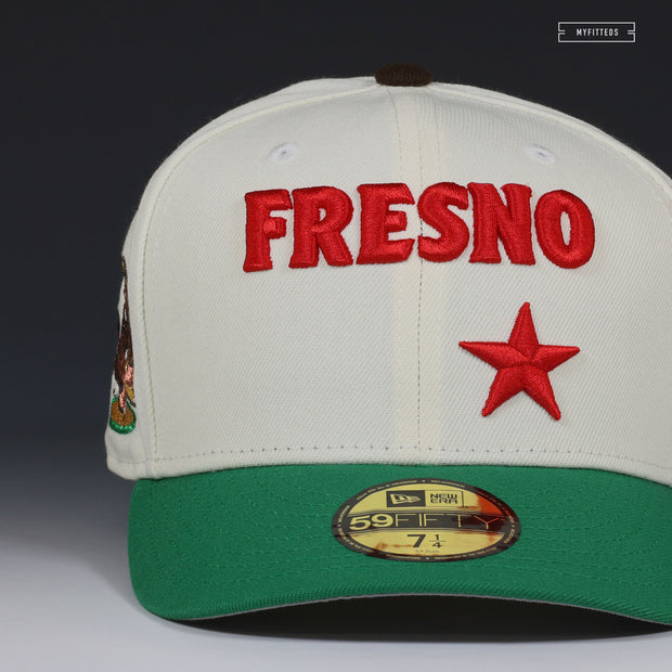 FRESNO GRIZZLIES GROWLIFORNIA CALI DUNK SB HEINEKEN INSPIRED NEW ERA FITTED CAP