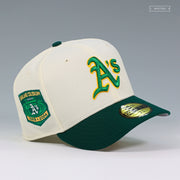 OAKLAND ATHLETICS OAKLAND COLISEUM 1968-2024 OFF WHITE NEW ERA FITTED CAP