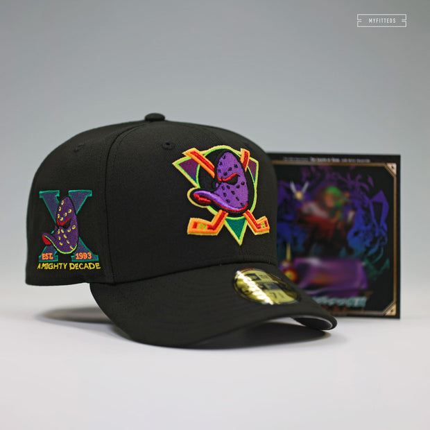 ANAHEIM MIGHTY DUCKS A MIGHTY DECADE ZELDA MAJORA'S MASK INSPIRED NEW ERA FITTED CAP