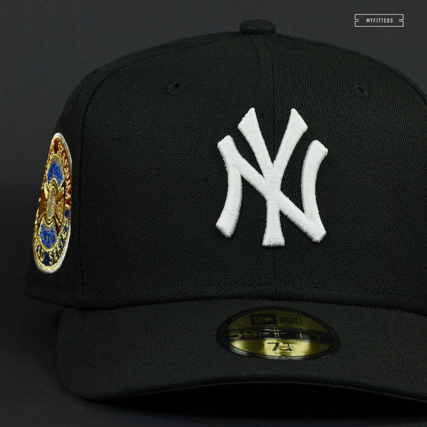 NEW YORK YANKEES 1936 WORLD SERIES JET BLACK MODERN FLAIR NEW ERA FITTED CAP