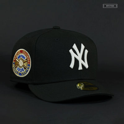 NEW YORK YANKEES 1936 WORLD SERIES JET BLACK MODERN FLAIR NEW ERA FITTED CAP