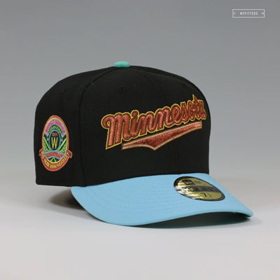 MINNESOTA TWINS 1924 WORLD SERIES CHAMPIONS ANIMAL CROSSING NIGHT NEW ERA FITTED HAT