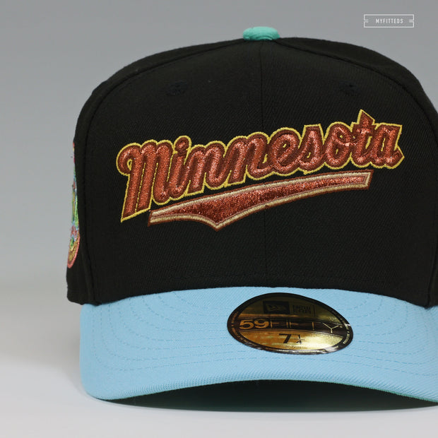 MINNESOTA TWINS 1924 WORLD SERIES CHAMPIONS ANIMAL CROSSING NIGHT NEW ERA FITTED HAT