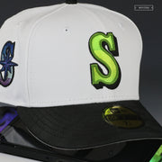SEATTLE MARINERS SPLATOON 3 NINTENDO SWITCH INSPIRED NEW ERA FITTED CAP