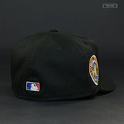 NEW YORK YANKEES 1936 WORLD SERIES JET BLACK MODERN FLAIR NEW ERA FITTED CAP