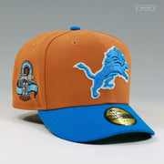 DETROIT LIONS 60TH ANNIVERSARY CIGARS AND TROPHIES NFL NEW ERA FITTED CAP