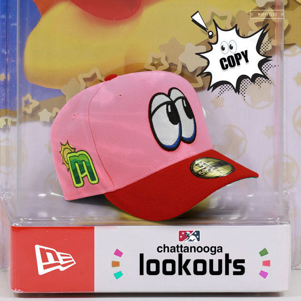 CHATTANOOGA LOOKOUTS X MONTAÑAS KIRBY INSPIRED NEW ERA FITTED CAP