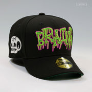 BRAINS AND ZOMBIES PLANTS VS. ZOMBIES INSPIRED HALLOWEEN NEW ERA FITTED CAP