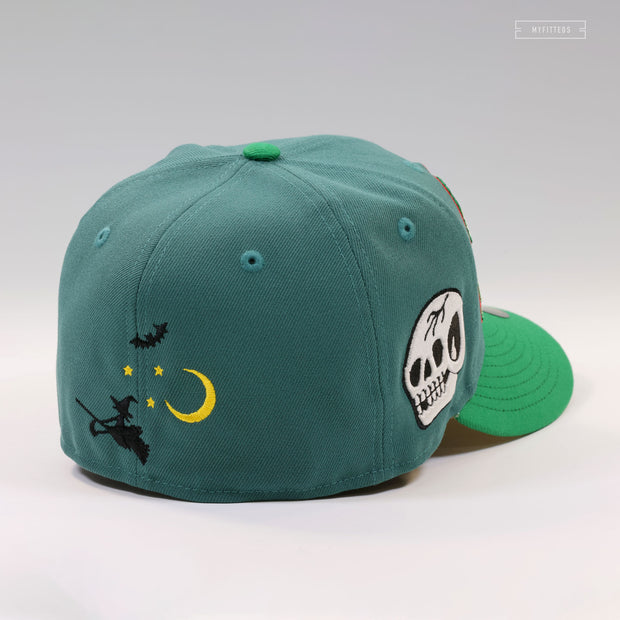 ZOMBIES ATE MY NEIGHBORS SNES GAME INSPIRED EMERALD GREEN NEW ERA FITTED CAP