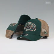 NEW ERA CAP VINTAGE HOT RODS SINCE 1920 EMERALD 9FORTY TRUCKER MESH SNAPBACK