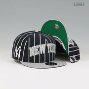 NEW YORK YANKEES ALTERNATE PRINTED PINSTRIPES NEW ERA 9FIFTY SNAPBACK HAT