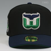 HARTFORD WHALERS 1979 INAUGURAL SEASON 1990'S TEAM COLORS NEW ERA FITTED CAP