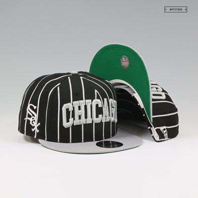 CHICAGO WHITE SOX ALTERNATE PRINTED PINSTRIPES NEW ERA 9FIFTY SNAPBACK HAT