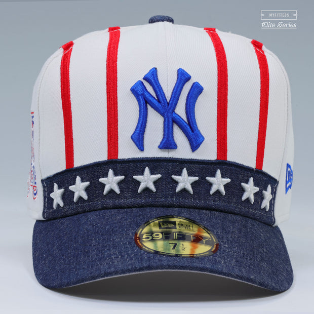 NEW YORK YANKEES 75TH WORLD SERIES AMERICANA ELITE SERIES NEW ERA FITTED CAP