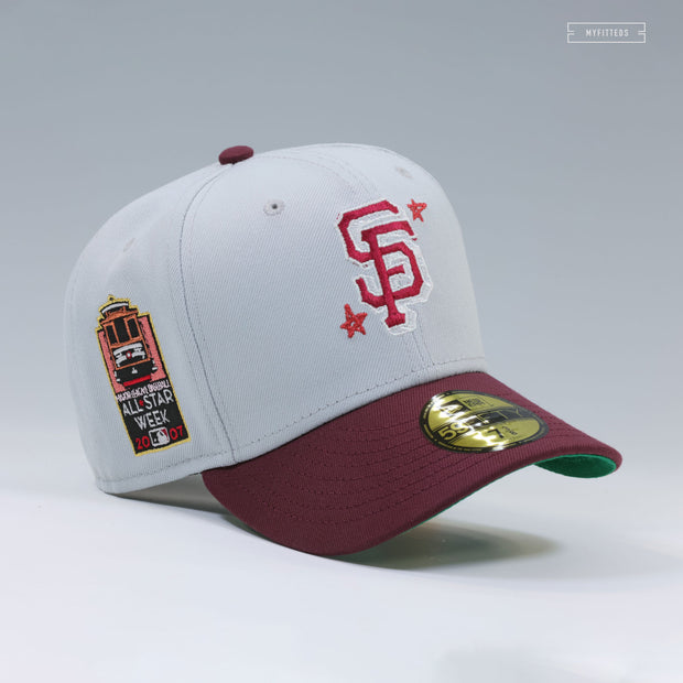 SAN FRANCISCO GIANTS 2007 MLB ALL-STAR GAME SCRIBBLE DOODLE NEW ERA FITTED CAP