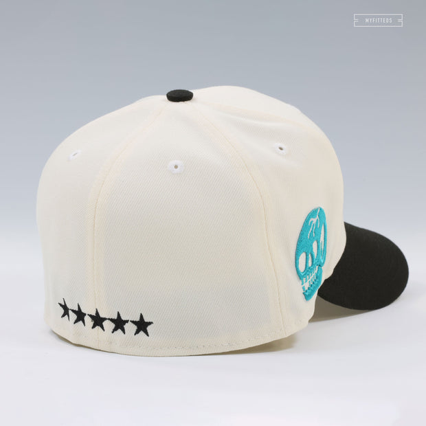 ZOMBIE THE KOREAN ZOMBIE CHAN SUNG JUNG INSPIRED OFF WHITE NEW ERA FITTED CAP