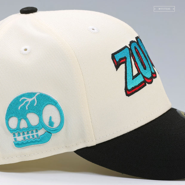 ZOMBIE THE KOREAN ZOMBIE CHAN SUNG JUNG INSPIRED OFF WHITE NEW ERA FITTED CAP