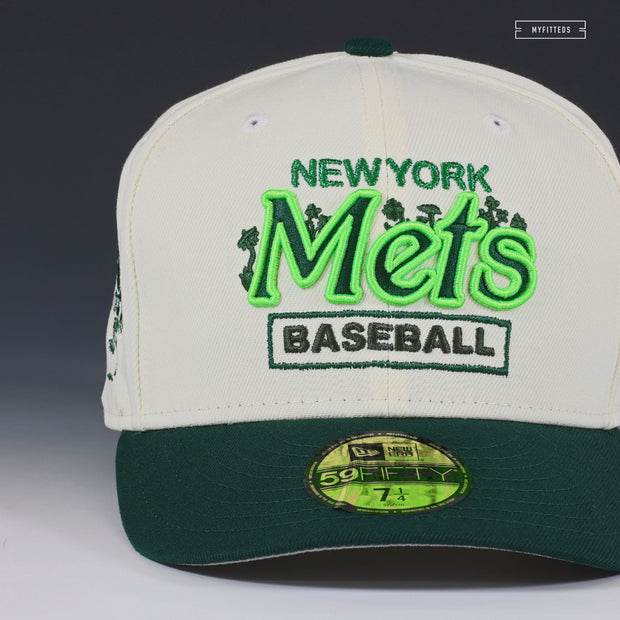 NEW YORK METS BASEBALL THE MET NYC INSPIRED OFF WHITE NEW ERA FITTED CAP