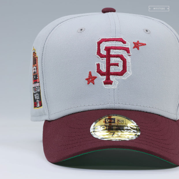 SAN FRANCISCO GIANTS 2007 MLB ALL-STAR GAME SCRIBBLE DOODLE NEW ERA FITTED CAP