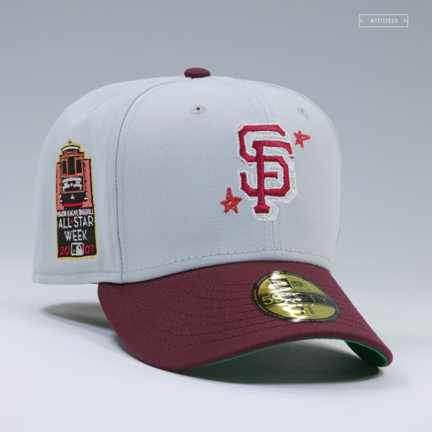SAN FRANCISCO GIANTS 2007 MLB ALL-STAR GAME SCRIBBLE DOODLE NEW ERA FITTED CAP