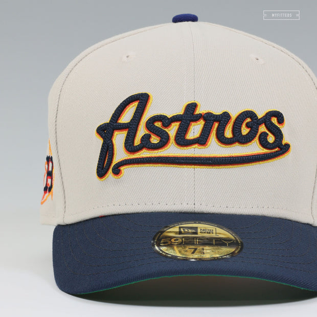 HOUSTON ASTROS CITY CONNECT CHAIN STITCH OLD AND NEW NEW ERA FITTED CAP