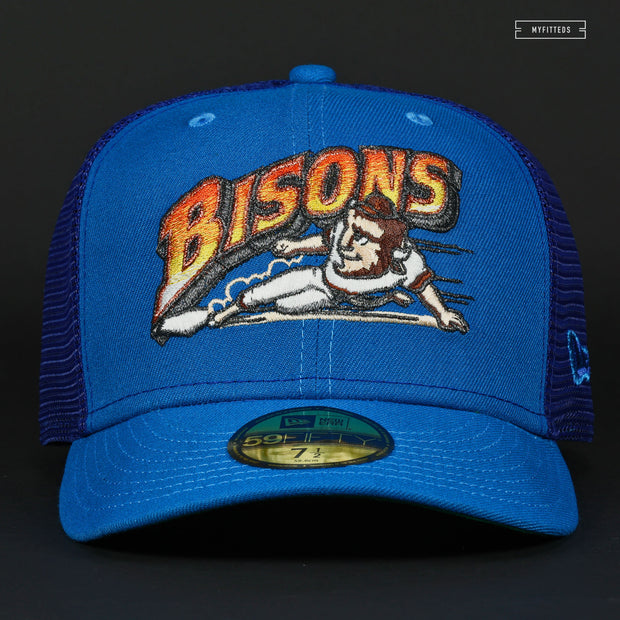 BUFFALO BISONS NEW ERA TRUCKER FITTED CAP