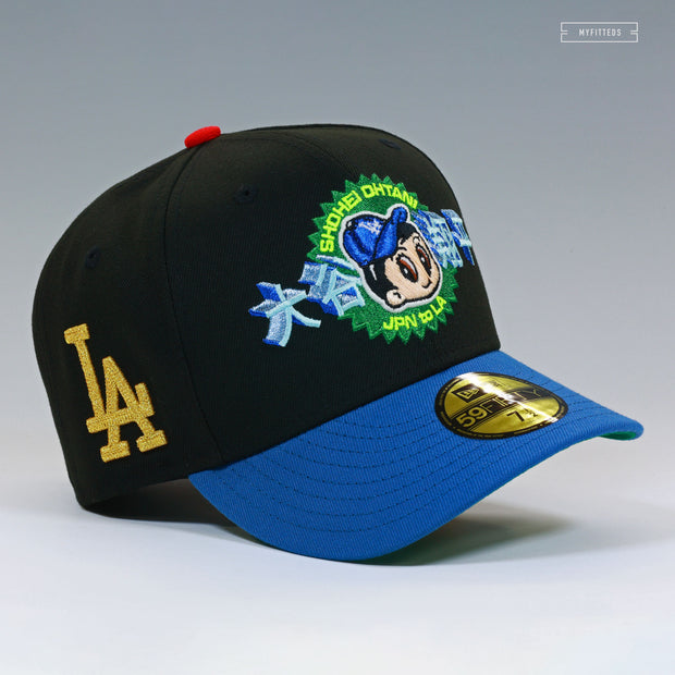 LOS ANGELES DODGERS SHOHEI OHTANI JAPAN TO LA ASTRO BOY INSPIRED NEW ERA FITTED CAP