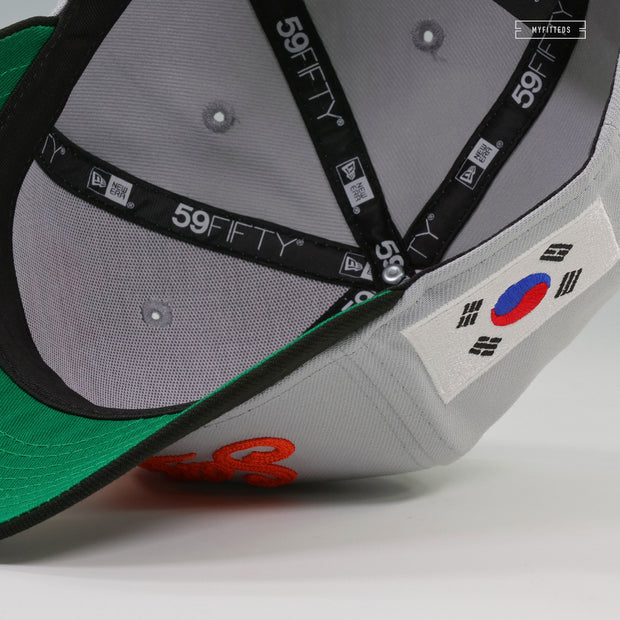 SAN FRANCISCO GIANTS SOUTH KOREA JUNG HOO LEE GANS INSPIRED CHAIN STITCHED NEW ERA FITTED CAP