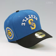 SEATTLE MARINERS KEN GRIFFEY JR. #24 CHAIN STITCH UPSIDE DOWN SEATTLE NEW ERA FITTED CAP