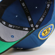 SEATTLE MARINERS KEN GRIFFEY JR. #24 CHAIN STITCH UPSIDE DOWN SEATTLE NEW ERA FITTED CAP