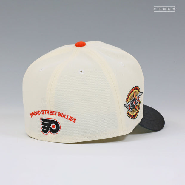 PHILADELPHIA FLYERS BROAD STREET BULLIES OFF WHITE NEW ERA FITTED CAP