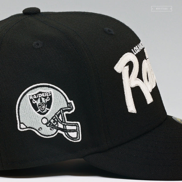 LOS ANGELES RAIDERS GLOW IN THE DARK NWA EAZY-E INSPIRED NEW ERA FITTED CAP