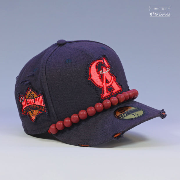 CALIFORNIA ANGELS 1989 ALL-STAR GAME SFII TURBO AKUMA 天 ELITE SERIES NEW ERA FITTED CAP