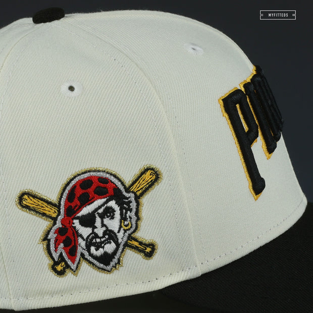 PITTSBRUGH PIRATES TURN OF THE MILLENNIUM OFF WHITE NEW ERA FITTED CAP