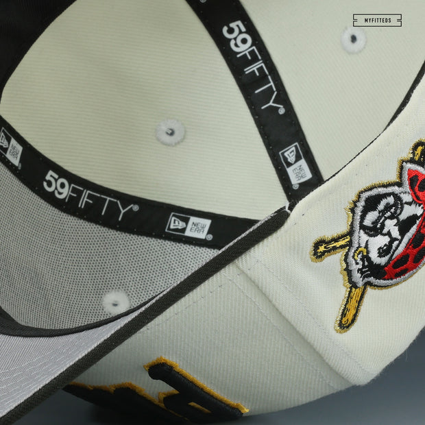 PITTSBRUGH PIRATES TURN OF THE MILLENNIUM OFF WHITE NEW ERA FITTED CAP