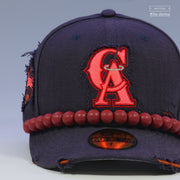 CALIFORNIA ANGELS 1989 ALL-STAR GAME SFII TURBO AKUMA 天 ELITE SERIES NEW ERA FITTED CAP