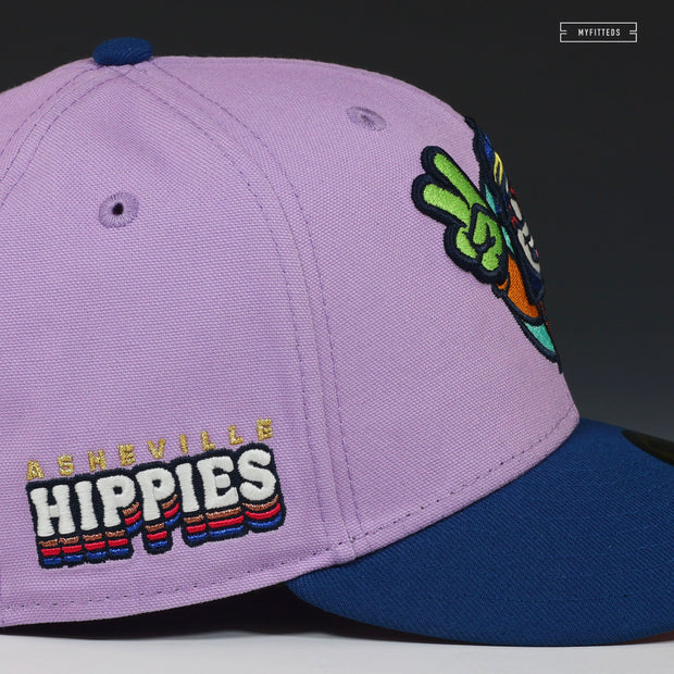 ASHEVILLE TOURISTS X HIPPIES THEME NIGHT NEW ERA FITTED CAP