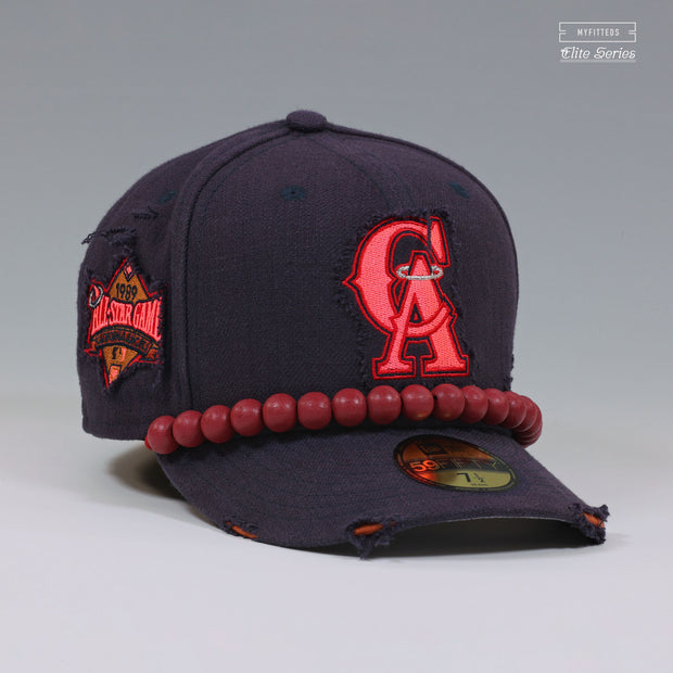 CALIFORNIA ANGELS 1989 ALL-STAR GAME SFII TURBO AKUMA 天 ELITE SERIES NEW ERA FITTED CAP