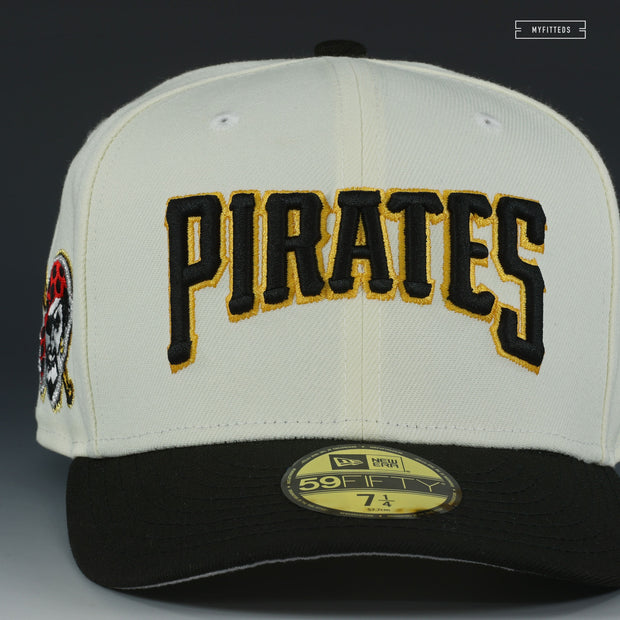 PITTSBRUGH PIRATES TURN OF THE MILLENNIUM OFF WHITE NEW ERA FITTED CAP